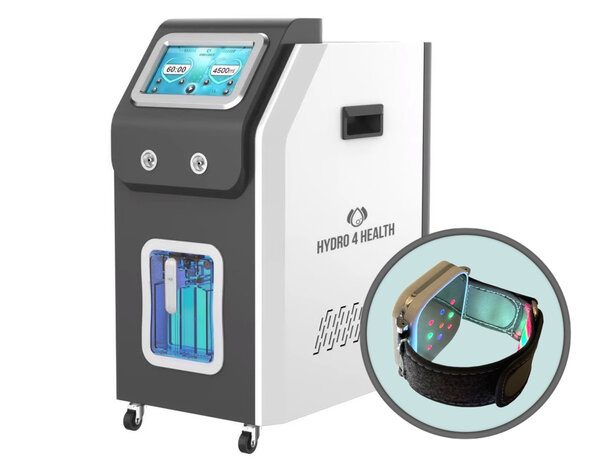 HYDRO 4 HEALTH®| 4500PRO | Waterstof inhalatie therapie wellness apparaat (+ATP polsband)